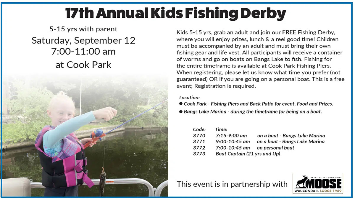 17th Annual Kids Fishing Derby in Wauconda